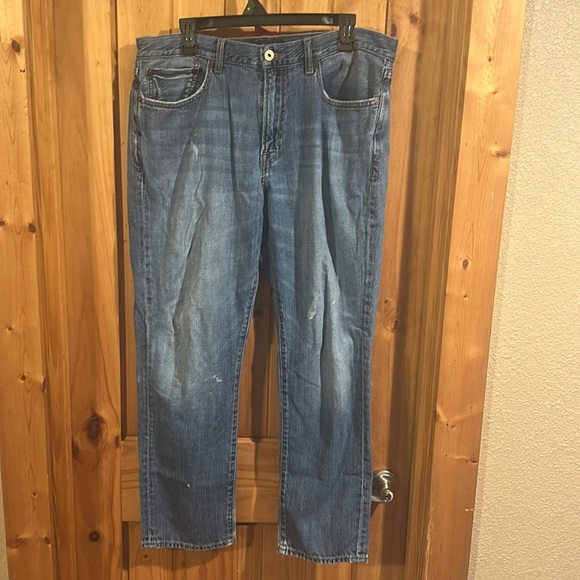 Lucky Brand Distressed 121 Heritage Slim Jeans - Picture 1 of 5